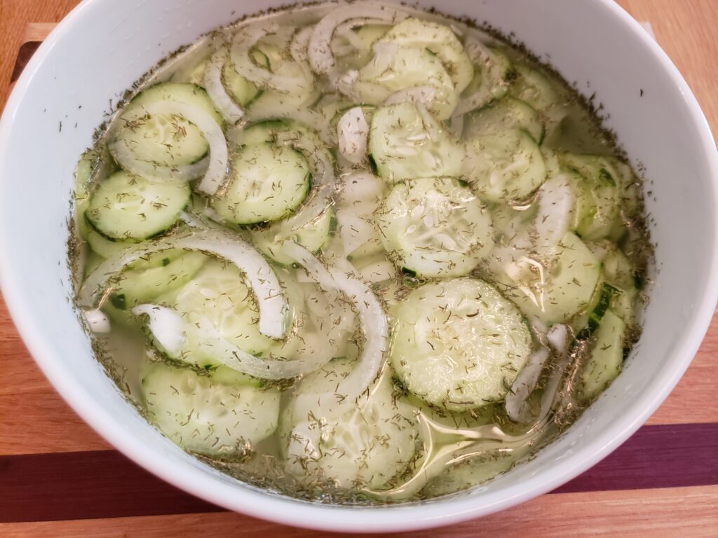 Cucumber Onion Salad