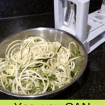 Yes, you CAN freeze zoodles! Pinterest pin