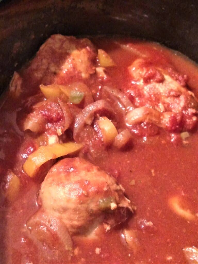 Freezer Chicken Cacciatore