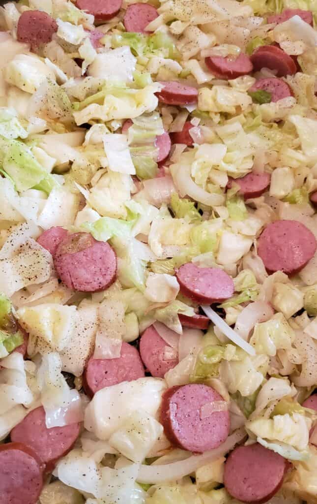 Cabbage and Smoked Sausage