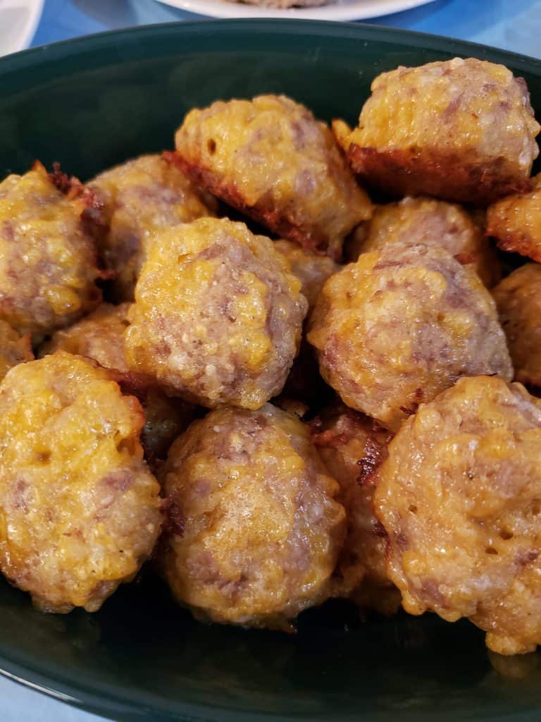 Low Carb Gluten Free Sausage Balls