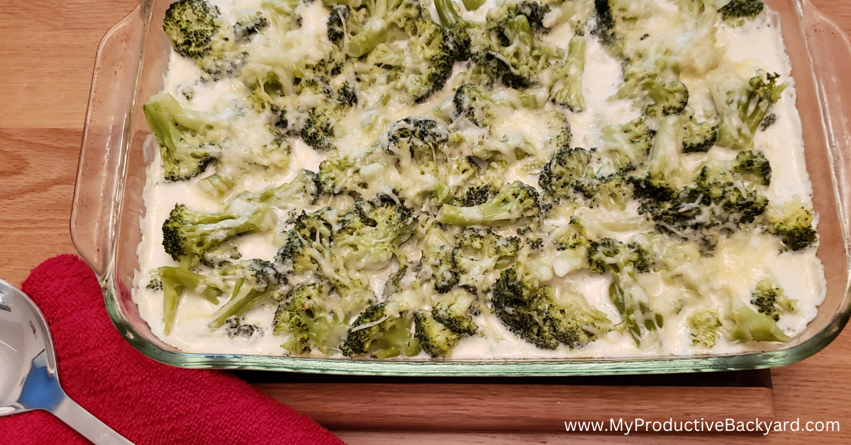 Low Carb Hen Broccoli Alfredo Casserole