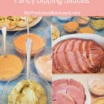 Simple Keto Ham with Fancy Dipping Sauces Pinterest pin